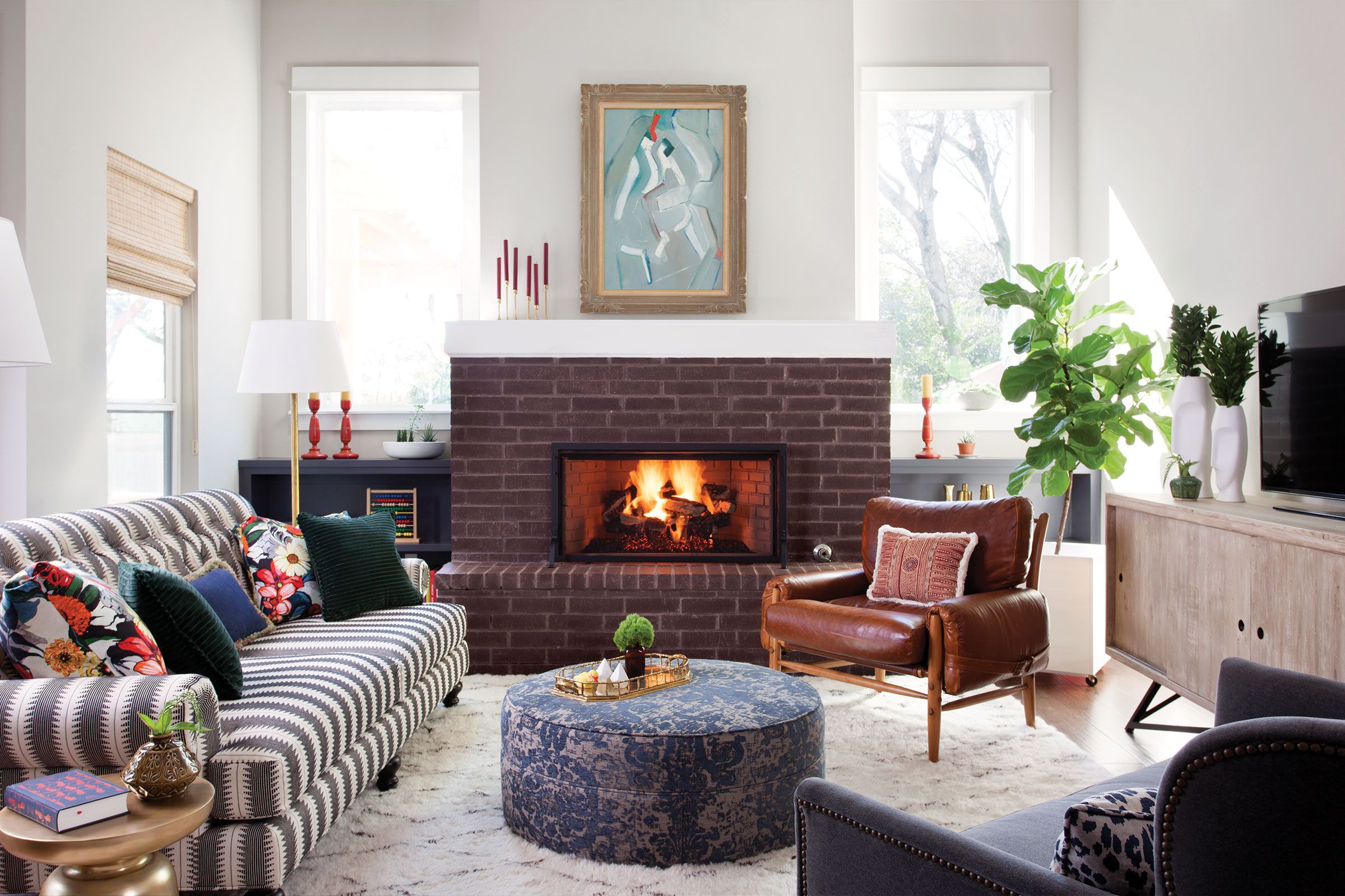 A cozy home prepared for the fall season.